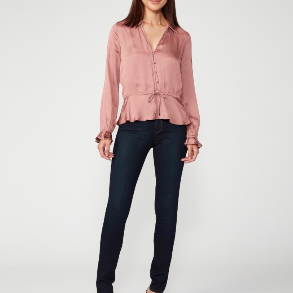 Paige Skyline Skinny Mona SZ 28 Dark Denim Jeans